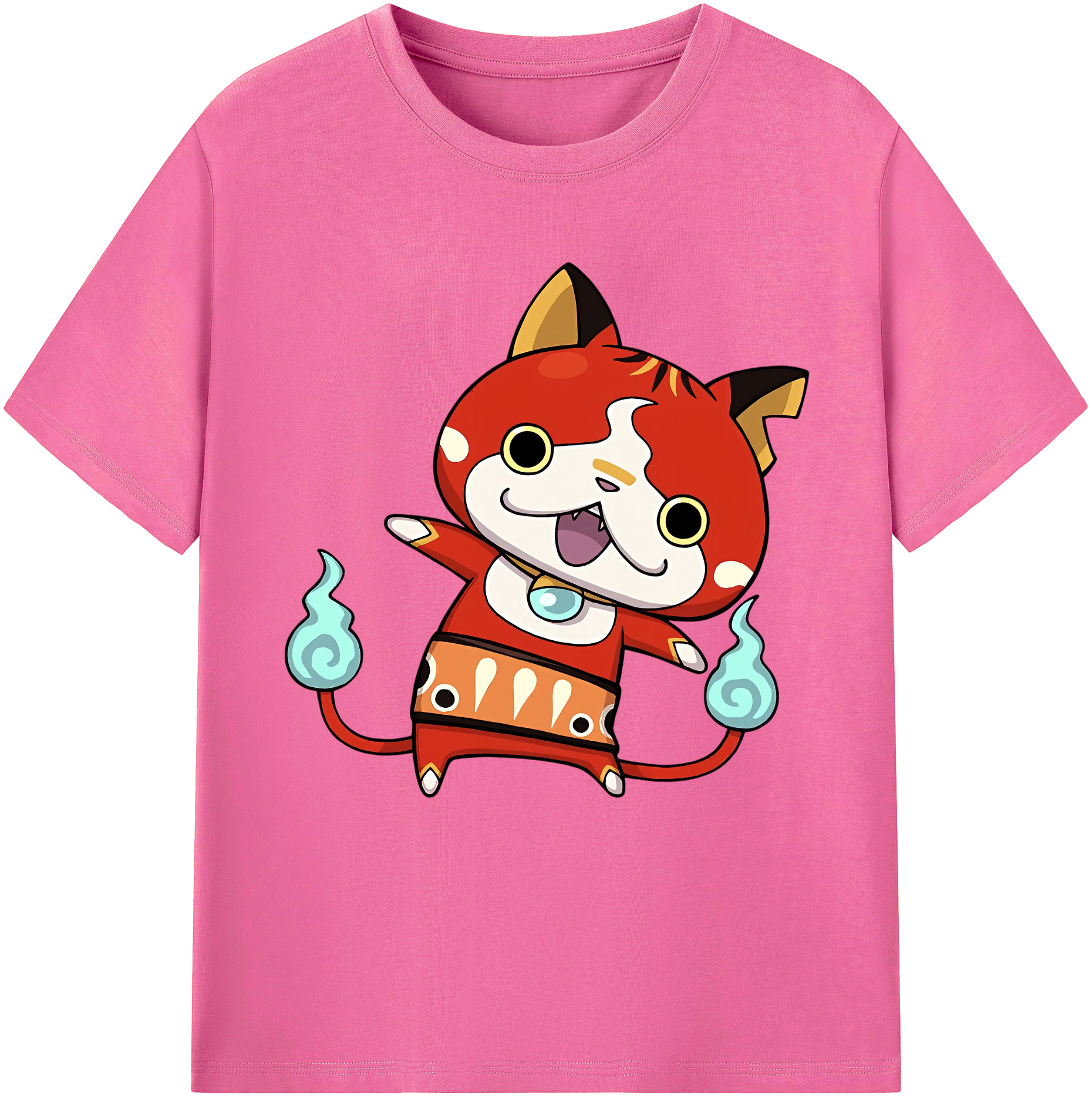 （画像用） 妖怪ウォッチ Yo-kai Watch レディースカジュアルプリントTシャツ（綿100％）